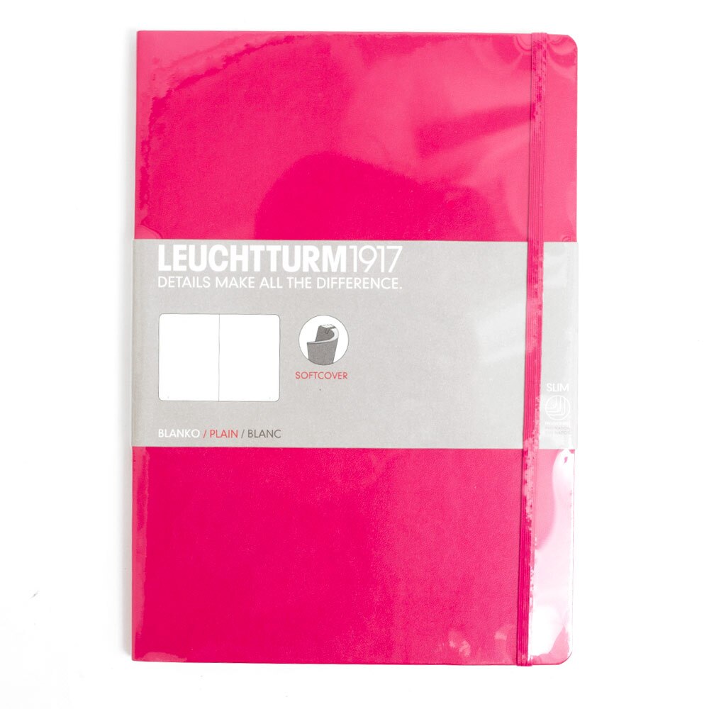 Leuchtturm, Composition Book, Art & School, Softcover, B5, Plain, 255329, Berry